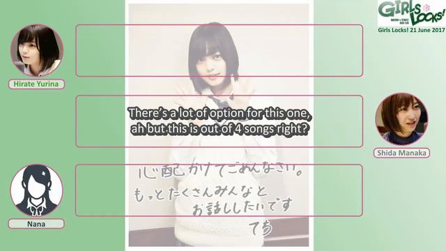 Girls Lock 21 June 2017 - (Keyakizaka46 Hirate Yurina, Shida Manaka) смотреть онлайн