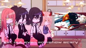 Chainsaw man react to future | Denji & Power & Makima | Gacha club