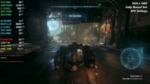 Batman: Arkham Knight | GTX 1650 + I5 10400f | 1080p Fully Maxed Out Graphics Settings