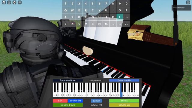siinamota - Young Girl A (FULL COVER) | Roblox Piano смотреть онлайн