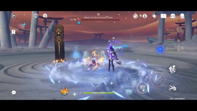 Yae Miko X Aether Vs Raiden Ei. Genshin Impact Archon Quest - смотреть ...