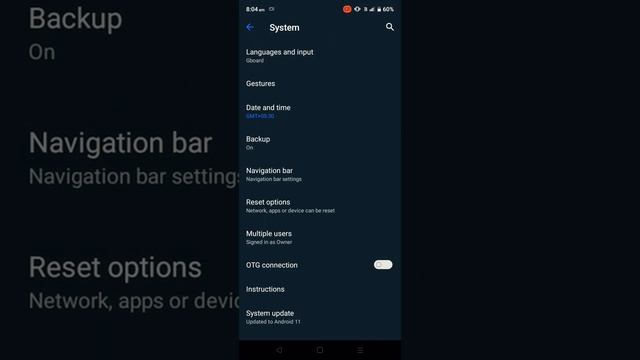 realme C31 full screen disply enable setting