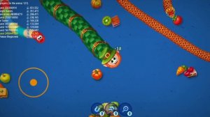 "Worms Zone io Biggest Snake ? Gameplay" New Record & Best Kills ! Snake Game | Saamp Wala Game