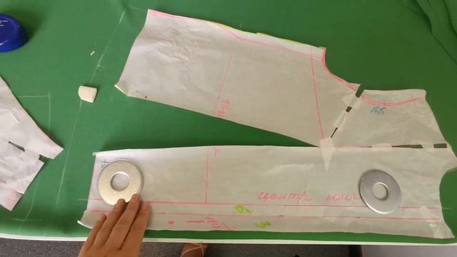 Пошив рубашки. Ч. 2 Построение выкройки рукава.Работа с планкой рубашки.