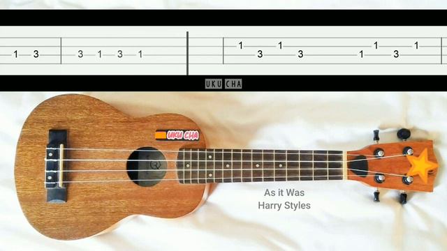 Melody At it Was Harry Styles  Slow Easy Melody Fingerstyle ukulele Tabs Tutorial