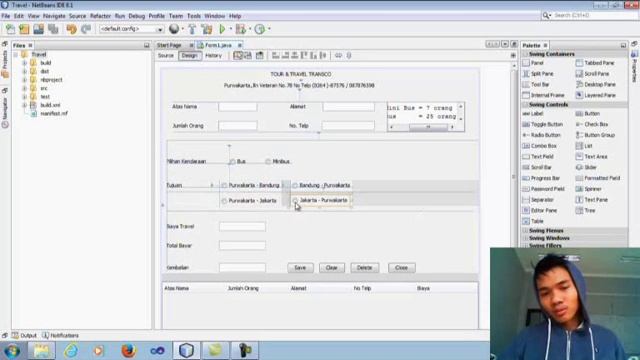 Program Java Netbeans Travel Sederhana смотреть онлайн