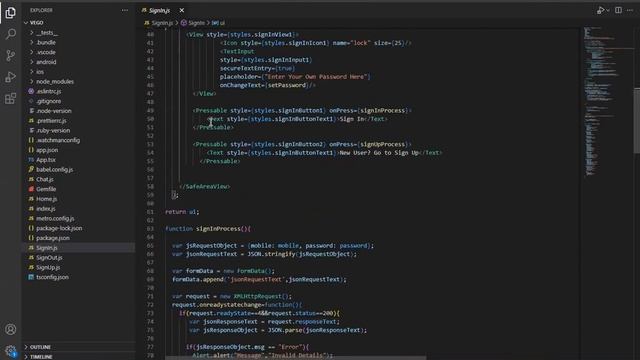 Sign In Process and Design React-Native смотреть онлайн