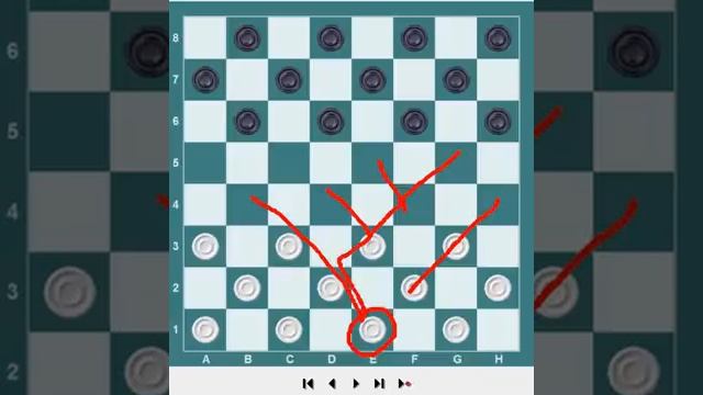 КАКИЕ ШАШКИ НЕ ДВИГАТЬ ДО КОНЦА ИГРЫ.Тактика. Онлайн. Бесплатно. Играна. Играть с компьютером смотреть онлайн
