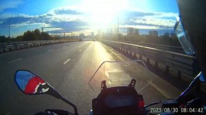 KOVE 500X еду по трассе на работу