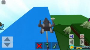 Построил космический корабль в Build a boat.