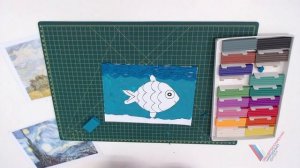 Мастер класс №1 - пластилиновая картина Рыбка