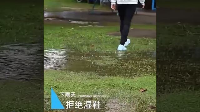 Чехлы для обуви\Rain Boots Waterproof Shoe Cover смотреть онлайн