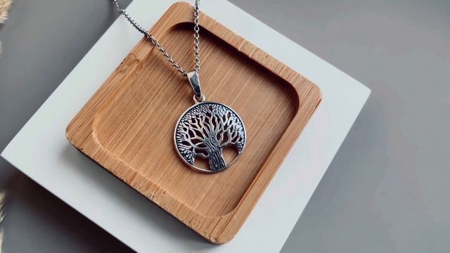 Подвеска из серебра «Древо жизни» смотреть онлайн