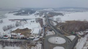 Строительство моста через реку Сок