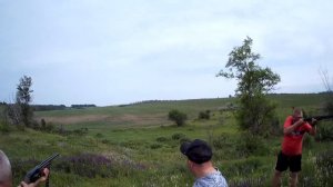 Тест картечных патронов находящихся в разработке с ИЖ 27 ЕМ-1С Д/С 0.5