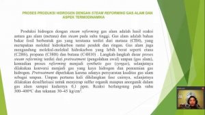 ASPEK TERMODINAMIKA PRODUKSI HIDROGEN DENGAN PROSES STEAM REFORMING GAS ALAM