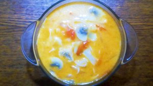 Суп Том Ям с лапшой. Вкусный тайский супчик.