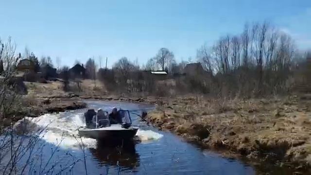 Лодка ОБЬ 1 БОЛОТОХОД "ЧИЖИК" смотреть онлайн