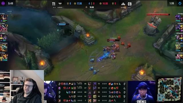 Is Keria the Best Bard In The World!? C9 vs T1 | Lathyrus Game Review смотреть онлайн