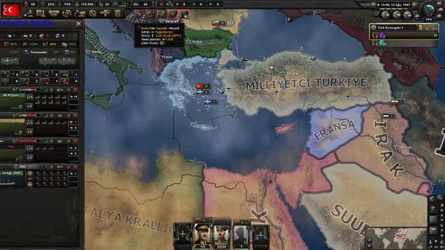 30 DAKİKADA BALKAN FETHİ!!! | HEART OF IRON 4 BATTLE FOR BOSPHORUS TÜRKİYE#1 смотреть онлайн