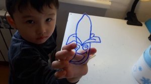 Брелок из прозрачного пластика