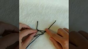 Учимся завязывать ткацкий узел