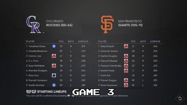MLB The Show 21 Franchise Mode Player Lock (Herbie)~August 2021 (VS. Rockies) смотреть онлайн