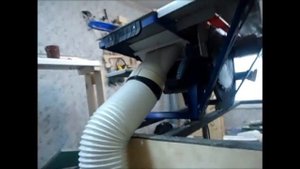 Система пыли удаления. Стружка отсос. Dust Collector working