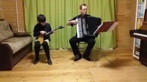 Смуглянка (балалайка + аккордеон)