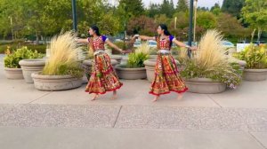 DHOLIDA | Dandiya Dance Cover | Navratri | Learn Dandiya Simple Steps | HaSi Dance Sisters USA