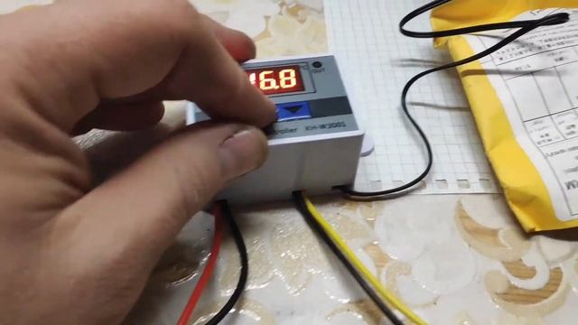 Как настроить и установить терморегулятор Xh-w3001