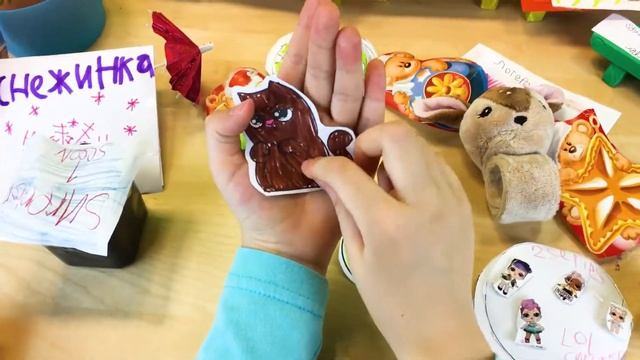 Самодельные сюрприз пакетики из бумаги. Открываю их вместе с игрушечным Олененком!