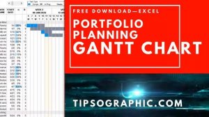 Portfolio Planning Gantt Chart Template for Excel ►Free Download