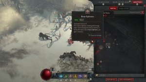 Diablo 4 necromancer skill tree, all skills showcase