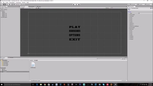 Unity Controller Controlled GUI Tutorial смотреть онлайн