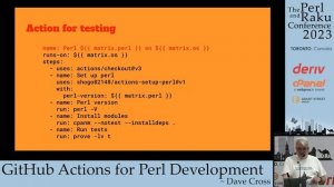 GitHub Actions for Perl Development - Dave Cross - TRPC 2023