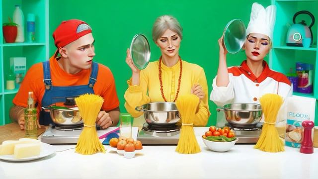 Кулинарный Челлендж: Я против Бабушки | Потрясающие Кухонные Лайфхаки от Toon Challenge смотреть онлайн