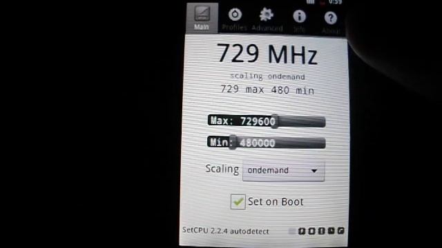 SetCPU на Android (разгон процессора) смотреть онлайн
