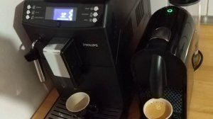 Battle sonore : Robot Philips EP3510/00 versus Nespresso U