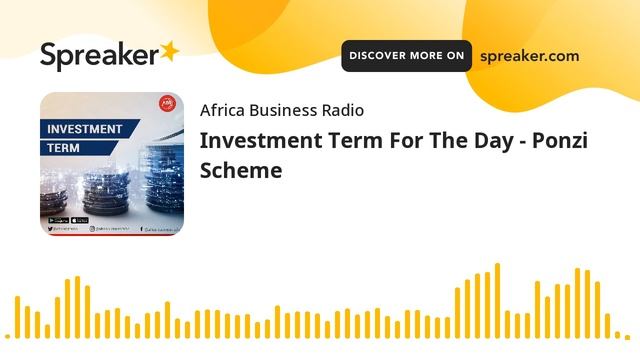 Investment Term For The Day - Ponzi Scheme смотреть онлайн