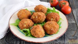 Удивить гостей составом блюда.
КРОКЕТЫ ИЗ БАКЛАЖАНА