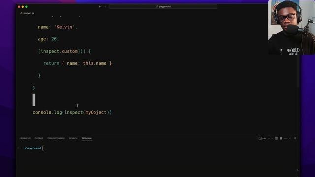 Node.js custom inspect