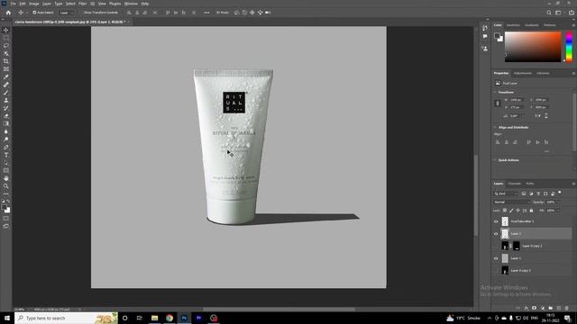 Photoshop Tutorial - How To Product Backdrops with Shadows : Simple Steps смотреть онлайн