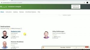 Learn MongoDB Course 100% Free on Coursera[2020]| Enroll With Coursera