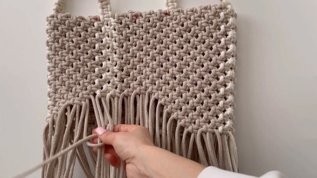 DIY: MACRAME PURSE TUTORIAL | EASY MACRAME BAG | MACRAME MARKET BAG смотреть онлайн