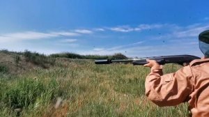 Дульная насадка от bramit.ru на гладуоствольном ружье МР 155 12 калибр