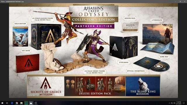 ASSASSIN'S CREED ODYSSEY - SPARTAN & PANTHEON COLLECTOR'S EDITIONS смотреть онлайн