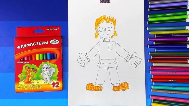 Как нарисовать ЧЕЛОВЕКА - рисуеп Балду от Пушкина - уроки рисования смотреть онлайн