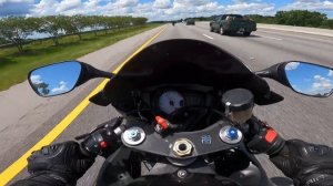 CBR 1000RR VS GSXR 750 |4k| 150 MPH+ IN LOAFERS