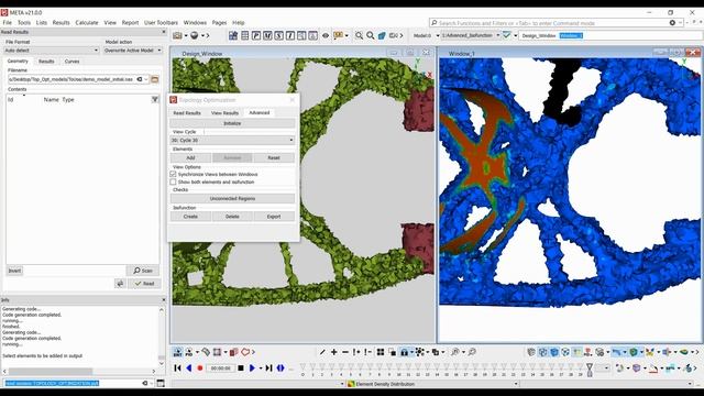 How to post-process an already solved Topology Optimization problem in ANSA and META